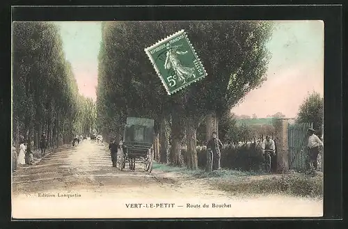 AK Vert-le-Petit, Route du Bouchet