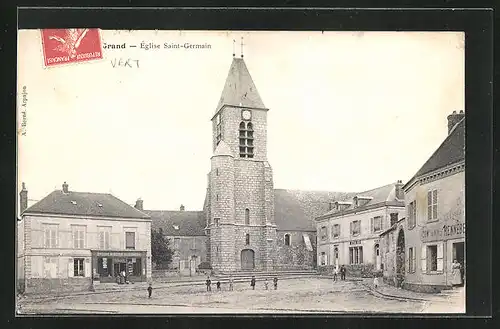 AK Vert-le-Grand, Église Saint-Germain