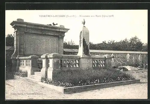 AK Verrières-le-Buisson, Monument aux Morts 1914-18