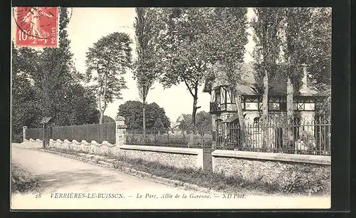 AK Verrières-Le-Buisson, Le Parc, Allée de la Garenne