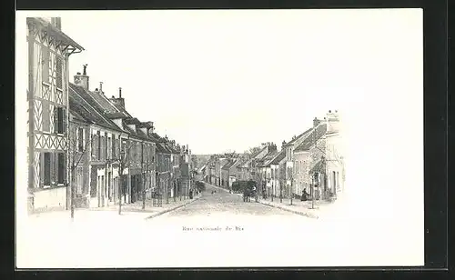 AK Ris, Rue nationale, Strassenpartie