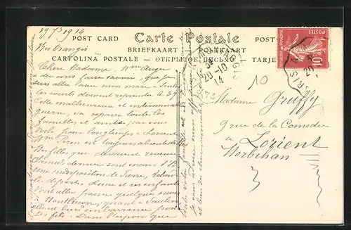 AK Ris-Orangis, La Rue de Paris, Strassenpartie