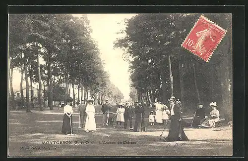 AK Montgeron, L`Avenue du Château