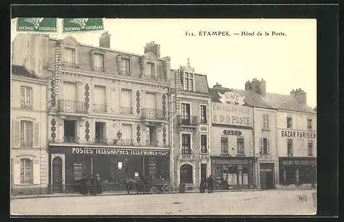 AK Étampes, Hôtel de la Poste