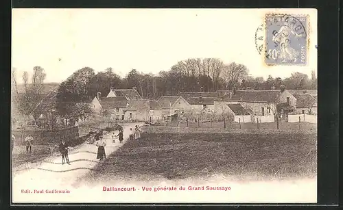 AK Ballancourt, Vue générale du Grand Saussaye