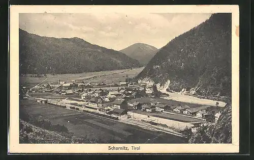 AK Scharnitz, Ortschaft zwischen den Bergen