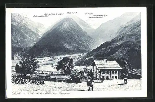 AK Wald im Pinzgau, Gasthaus Rechteck