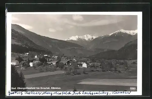 AK Bad Obergottesfeld, Ortsansicht aus der Ferne