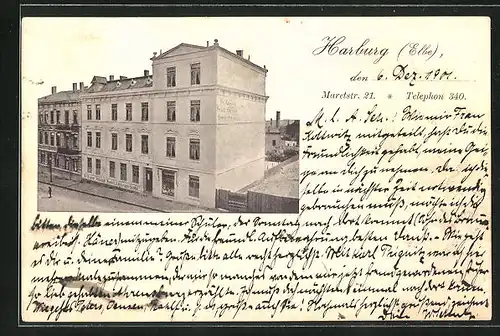 AK Harburg / Hamburg, Haus in der Maretstrasse 21