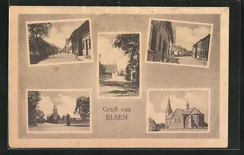 AK Elsen, Strassenpartien, Kirche