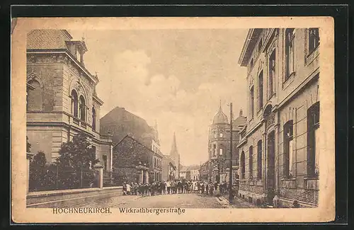 AK Hochneukirch, Wickrathbergerstrasse mit Kindern