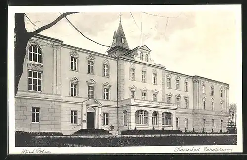 AK Polzin, Kaiserbad-Sanatorium, Aussenansicht
