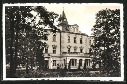 AK Polzin, Kaiserbad-Sanatorium, Aussenansicht