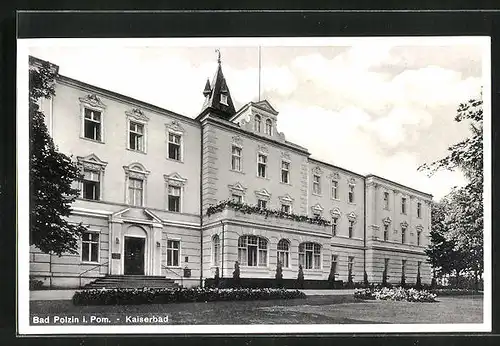 AK Polzin, Aussenansicht des Kaiserbads