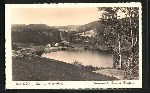 AK Bad Polzin, Blick auf den Fünfsee