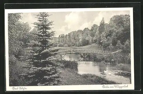 AK Bad Polzin, Partie am Wüggertal