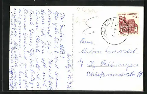 AK Osterby b. Südtondern, Schule, Strassenpartie, Wohnhäuser