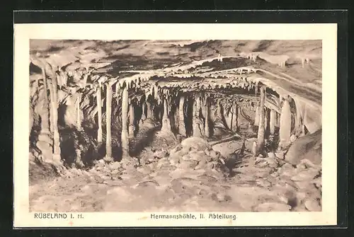 AK Rübeland im Harz, Hermannshöhle, II. Abteilung