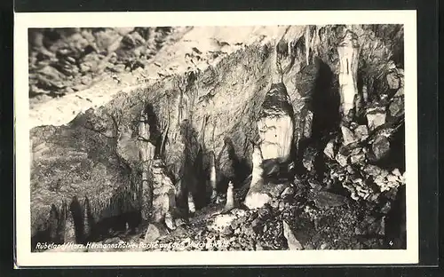 AK Rübeland im Harz, Hermannshöhle, Partie aus dem Märchenwald
