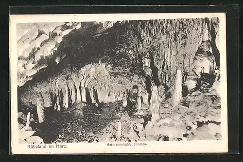AK Rübeland im Harz, Inneres der Hermannshöhle