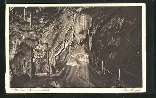 AK Rübeland im Harz, Hermannshöhle, Die Kanzel