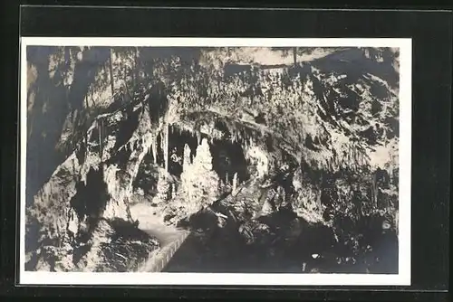AK Triest, Grotte di Postumia, La Valle del Limbo