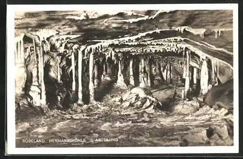 AK Rübeland im Harz, Hermannshöhle, II. Abteilung