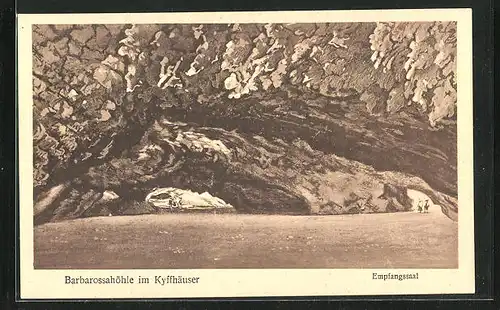 AK Kyffhäuser, Barbarossahöhle, Empfangssaal