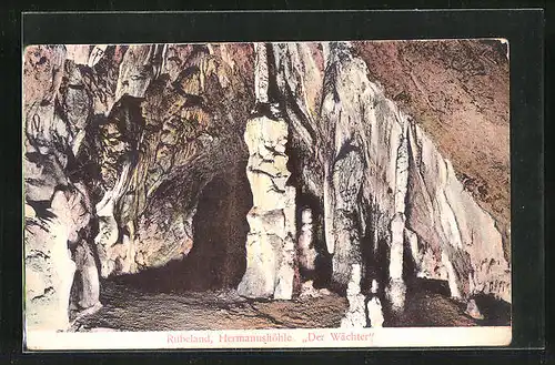 AK Rübeland im Harz, Hermannshöhle - Der Wächter