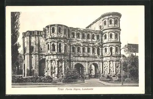 AK Trier, Porta Nigra, Landseite