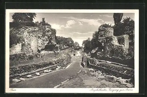AK Trier, Amphitheater, Eingang zur Arena