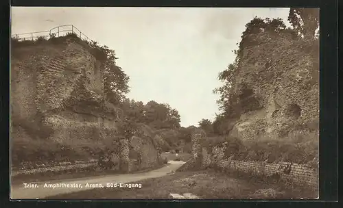 AK Trier, Amphitheater, Süd-Eingang zur Arena