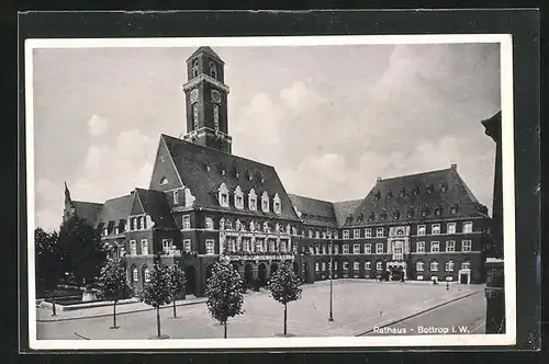 AK Bottrop i. W., Blick zum Rathaus