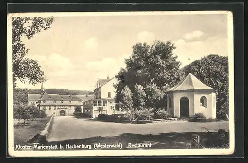 AK Marienstatt /Westerwald, Restaurant im Kloster