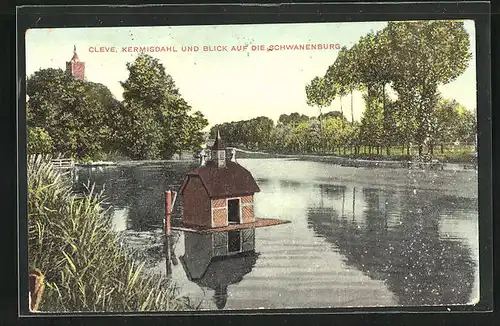 AK Cleve, Kermisdahl und Blick auf die Schwanenburg