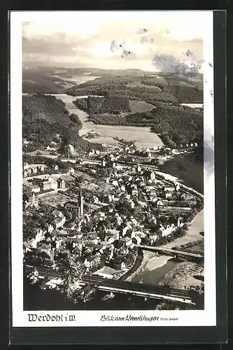 AK Werdohl i. W., Blick vom Remelshagen