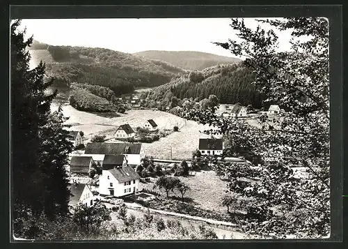 AK Dörnholthausen im Sauerland, Totalansicht aus der Vogelschau