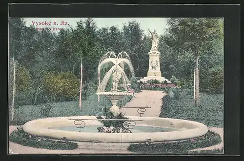 AK Vysoké nad Jizerou, Partie z parku