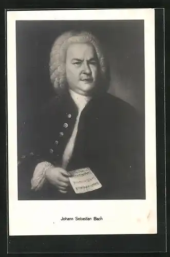 AK Komponist Johann Sebastian Bach