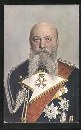 AK Porträt Grossadmiral von Tirpitz in Uniform