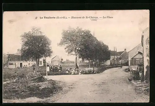 AK Saint-Chéron, Hameau, la Place