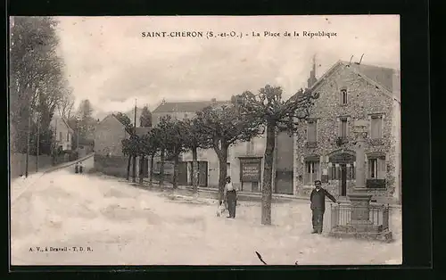 AK Saint-Chéron, la Place de la République