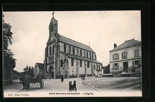 AK Saint-Germain-les-Corbeil, l'Eglise