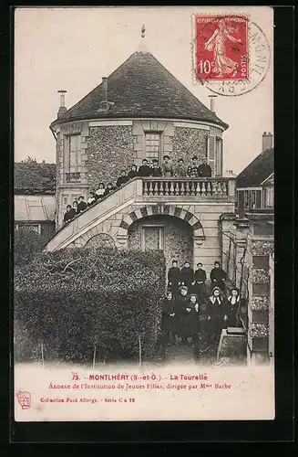 AK Montlhéry, la Tourelle, Annexe de l'Institution de Jeunes Filles, dirigée par Mme Barbe