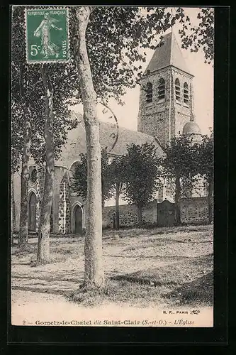 AK Gometz-le-Chatel, l'Église