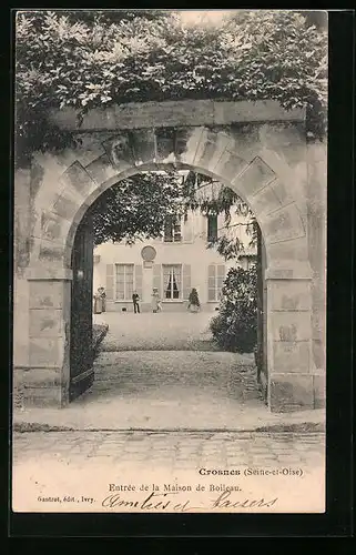 AK Crosnes, Entrée de la Maison de Boileau