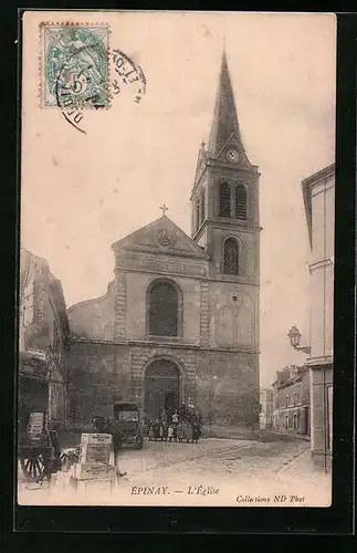 AK Épinay, l'Église
