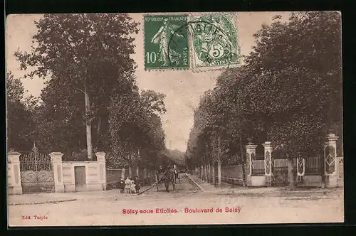 AK Soisy-sous-Etiolles, Boulevard de Soisy