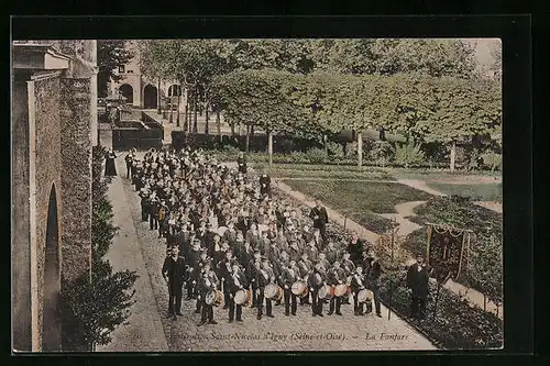 AK Igny, Institution Saint-Nicolas, la Fanfare