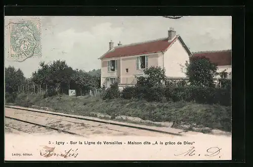 AK Igny, sur la Ligne de Versailles, Maison dite A la grace de Dieu